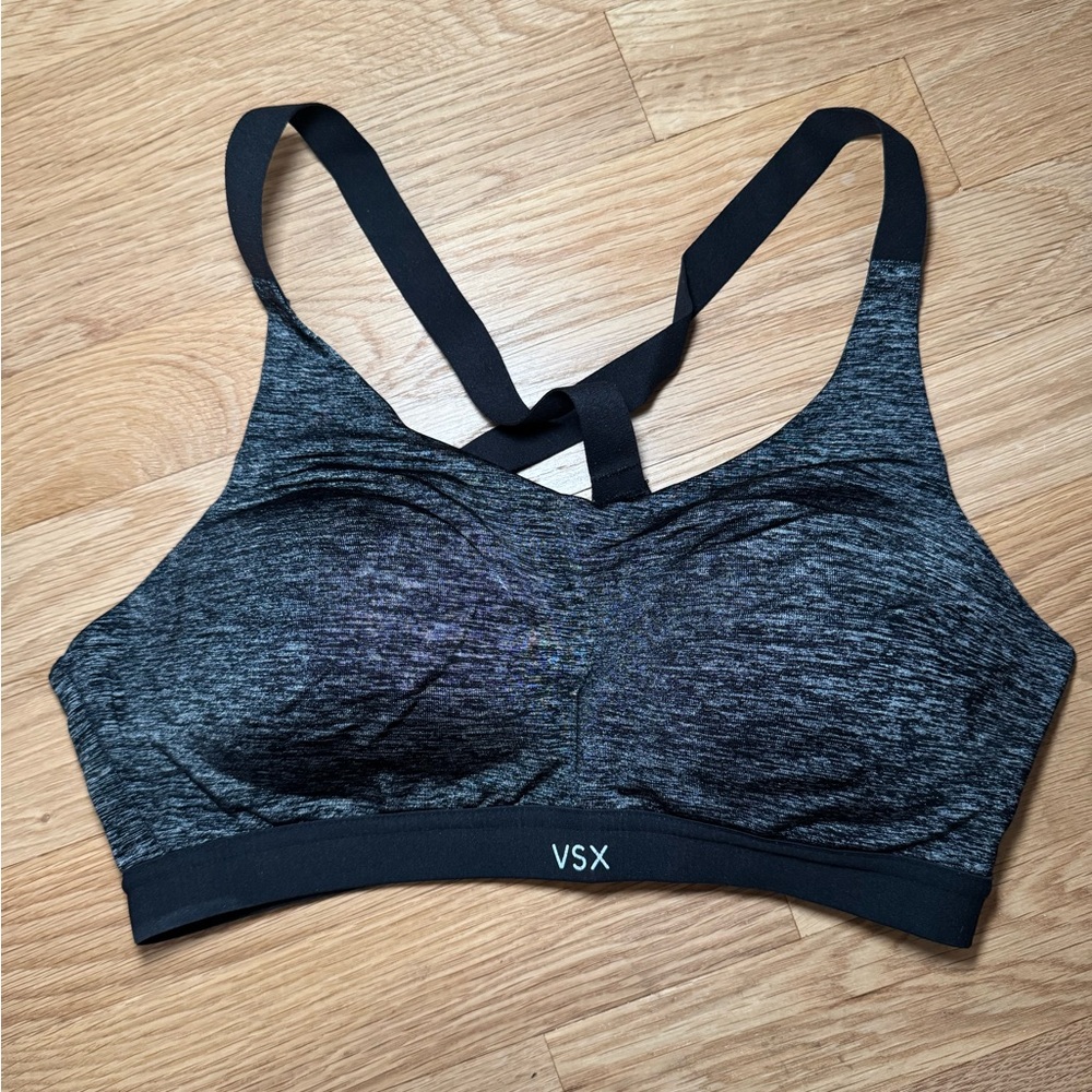 Victoria's Secret VSX Black and Gray Sports Bra